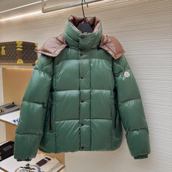 designer,replica,clothing,fake,1:1,lv,luxury,high quality MONCLER Parana Detachable Hood Solid Color Painted Down Jacket (E3S6T)
