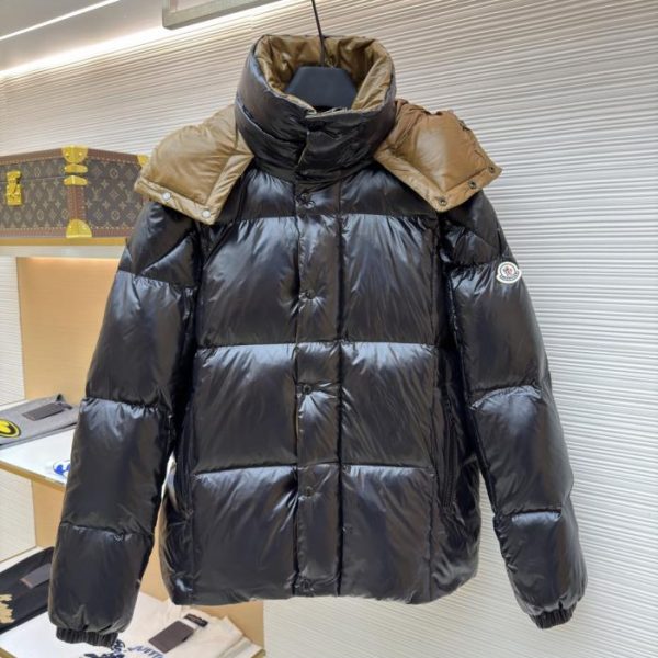 designer,replica,clothing,fake,1:1,lv,luxury,high quality MONCLER Parana Detachable Hood Solid Color Painted Down Jacket (FT63R)