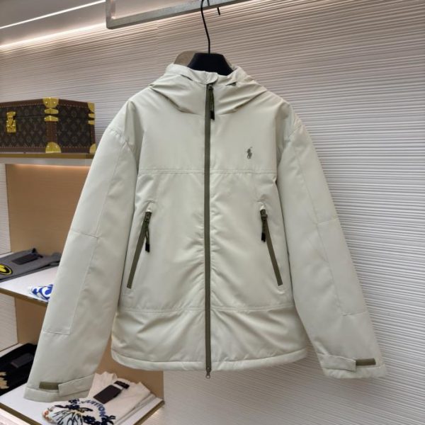 designer,replica,clothing,fake,1:1,lv,luxury,high quality Ralph Lauren Logo Hooded Down Jacket (HXG5I)