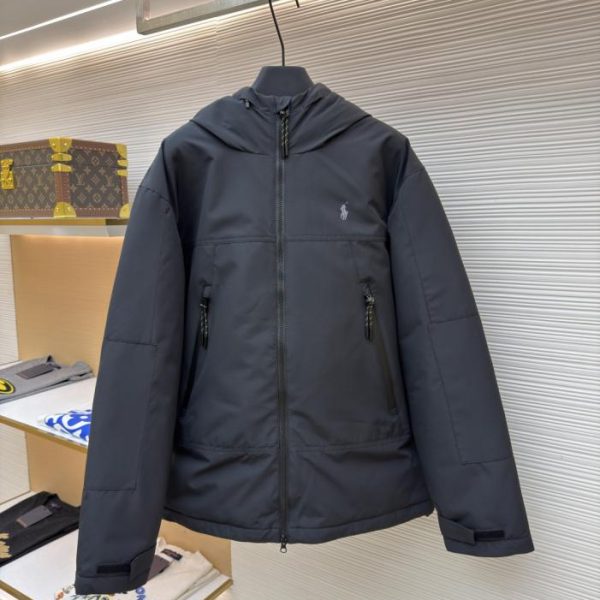 designer,replica,clothing,fake,1:1,lv,luxury,high quality Ralph Lauren Logo Hooded Down Jacket (7YQ7H)