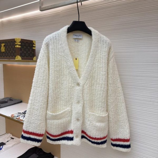 designer,replica,clothing,fake,1:1,lv,luxury,high quality THOM BROWNE V-neck knit cardigan (B1726)