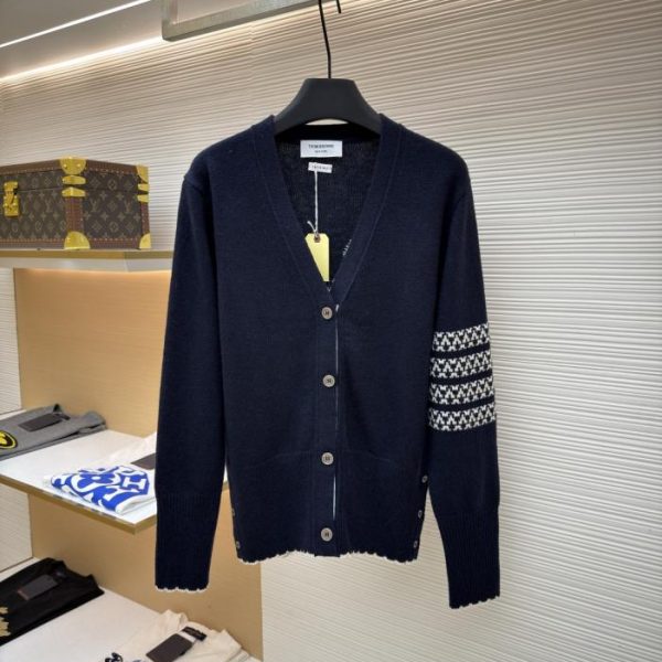designer,replica,clothing,fake,1:1,lv,luxury,high quality THOM BROWNE Snowflake Dog Wool Cardigan (XYOAM)