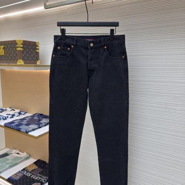 designer,replica,clothing,fake,1:1,lv,luxury,high quality Gucci red and green striped denim jeans (W1JSX)
