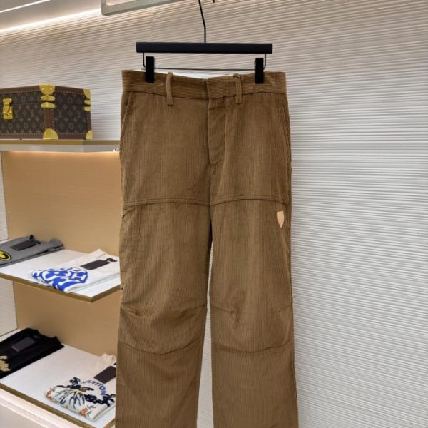 designer,replica,clothing,fake,1:1,lv,luxury,high quality LOUIS VUITTON SKI Ski Collection Corduroy Casual Pants (E0UOD)