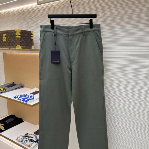 designer,replica,clothing,fake,1:1,lv,luxury,high quality LOUIS VUITTON Linen Patch Pocket Cargo Pants (740BT)
