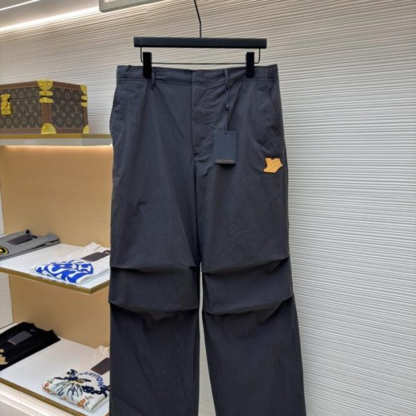 designer,replica,clothing,fake,1:1,lv,luxury,high quality LOUIS VUITTON Floral Logo Casual Trousers (GF1XC)