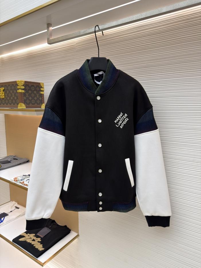 designer,replica,clothing,fake,1:1,lv,luxury,high quality LOUIS VUITTON Cotton Knit Waist-cinching Baseball Jacket (NS79L) designer,replica,clothing,fake,1:1,lv,luxury,high quality LOUIS VUITTON Cotton Knit Waist-cinching Baseball Jacket (NS79L)