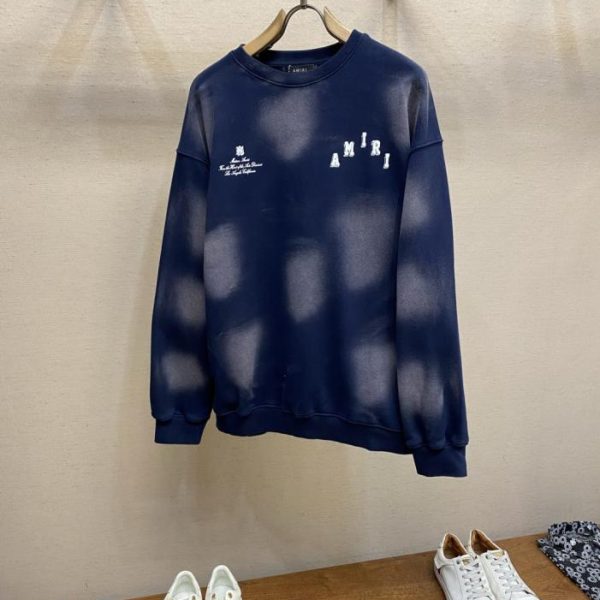 designer,replica,clothing,fake,1:1,lv,luxury,high quality ANIRI New Washed Distressed Pure Cotton Terry Cloth Heavyweight Crew Neck Sweatshirt (XJDDO)