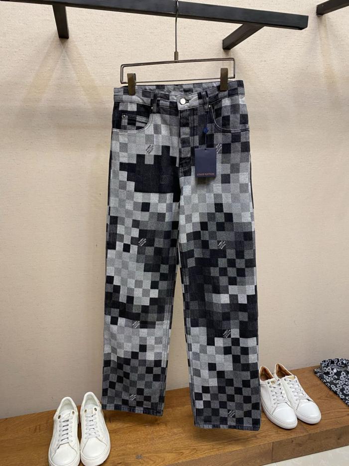 designer,replica,clothing,fake,1:1,lv,luxury,high quality LV Mosaic Checkered Jeans (UEIN9) designer,replica,clothing,fake,1:1,lv,luxury,high quality LV Mosaic Checkered Jeans (UEIN9)