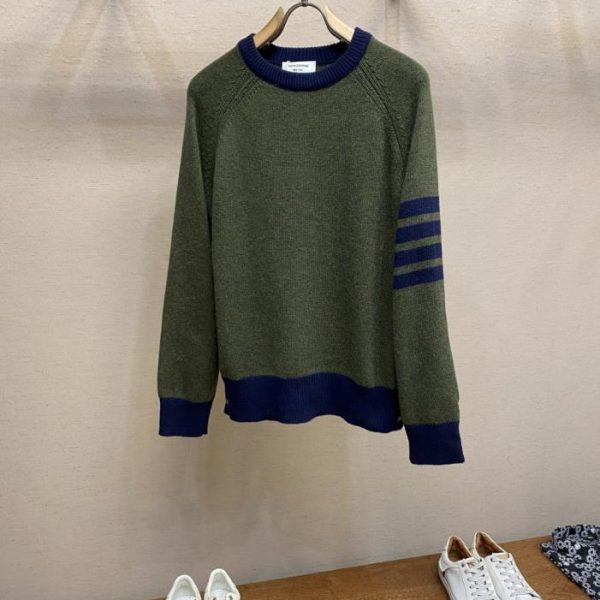 designer,replica,clothing,fake,1:1,lv,luxury,high quality TB New Chunky Knit Sweater (3LWS1)