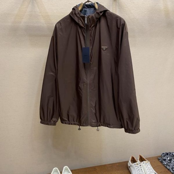designer,replica,clothing,fake,1:1,lv,luxury,high quality Prada Recycled Nylon Reversible Jacket Outerwear (3A26Q)
