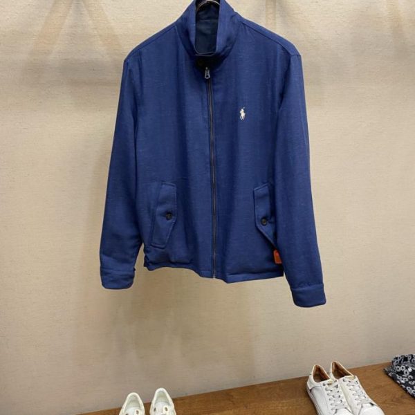 designer,replica,clothing,fake,1:1,lv,luxury,high quality Ralph Lauren logo embroidered reversible jacket (EL71B)