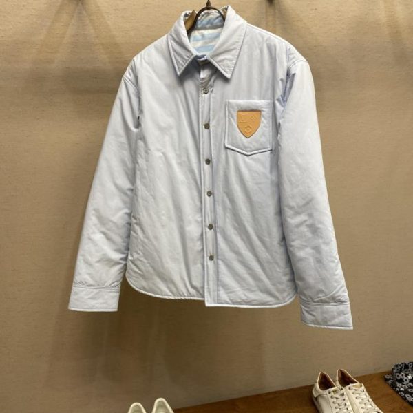 designer,replica,clothing,fake,1:1,lv,luxury,high quality LV Reversible Lightweight Cotton Shirt (7FGXM)