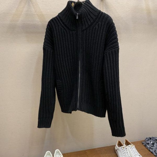 designer,replica,clothing,fake,1:1,lv,luxury,high quality Acne Studios Embroidered Zipper Sweater (IHTH7)