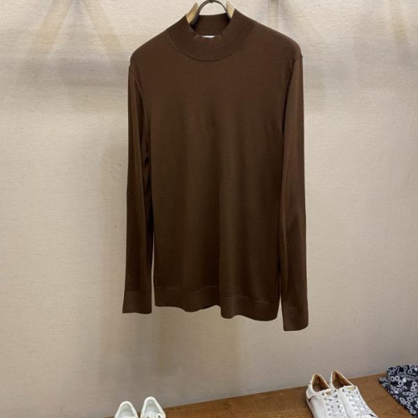 designer,replica,clothing,fake,1:1,lv,luxury,high quality Bottega Veneta Golden Wool Turtleneck Long-Sleeve Knit Sweater (QVCUH)