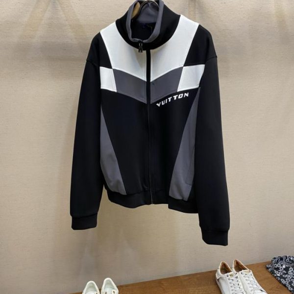designer,replica,clothing,fake,1:1,lv,luxury,high quality LV patchwork jogging sweatshirt (MXQ8O)
