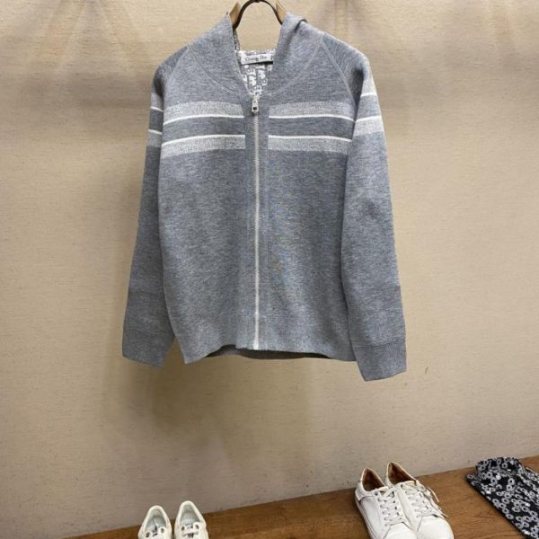 designer,replica,clothing,fake,1:1,lv,luxury,high quality [Women’s] Dior 2022 Fall/Winter New Reversible Jacquard Letter Knit Cardigan (FZMRF)