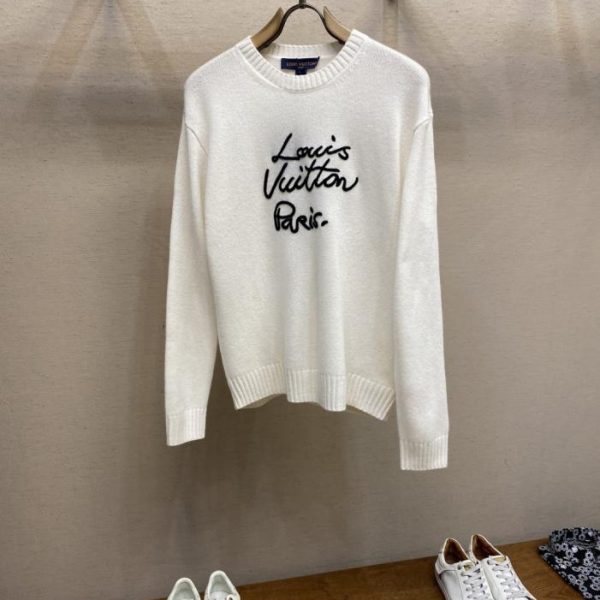 designer,replica,clothing,fake,1:1,lv,luxury,high quality LV Women’s Cashmere Knit Sweater (OM3GQ)