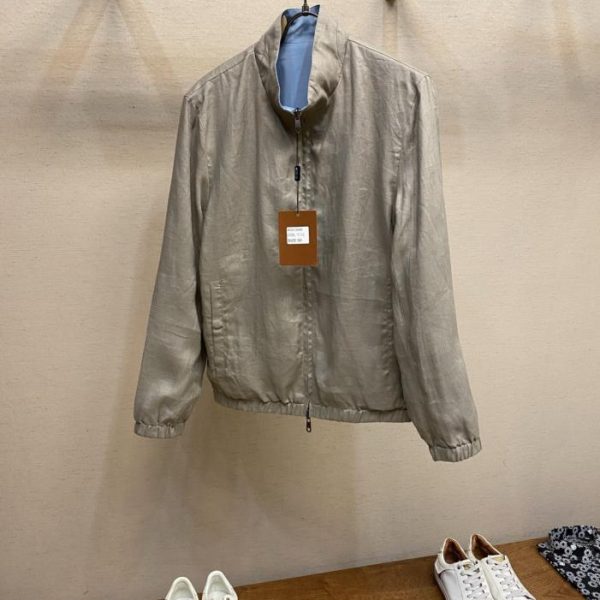 designer,replica,clothing,fake,1:1,lv,luxury,high quality Zzegna New Men’s Casual Custom Reversible Jacket (0ANUT)