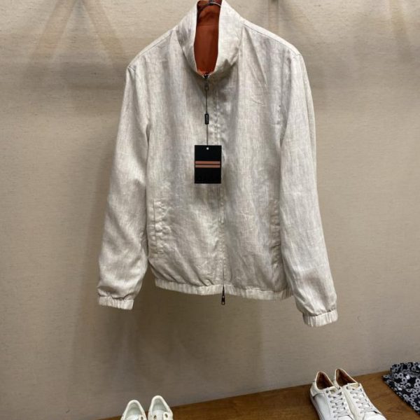 designer,replica,clothing,fake,1:1,lv,luxury,high quality Zzegna New Men’s Casual Custom Reversible Jacket (9LJH7)