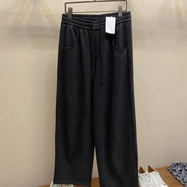 designer,replica,clothing,fake,1:1,lv,luxury,high quality PBV Thickened Wool Blend Wide-Leg Casual Pants (DUTF3)