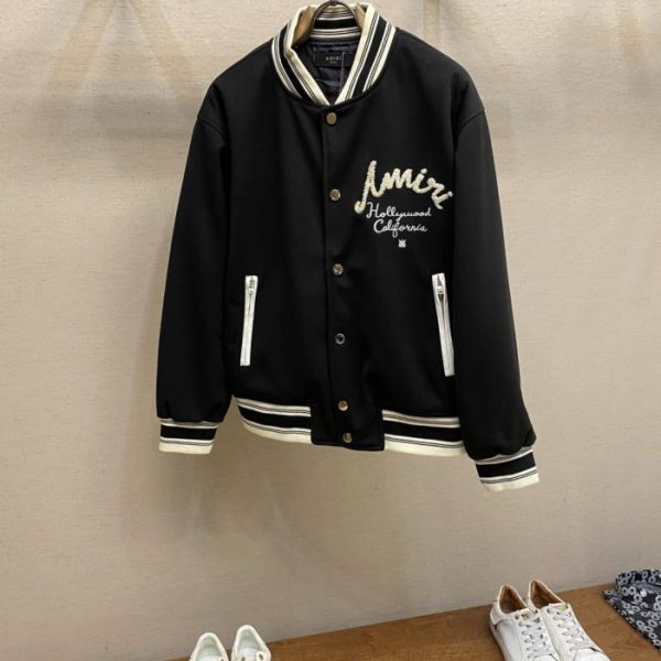 designer,replica,clothing,fake,1:1,lv,luxury,high quality AMIRI New High-Quality Baseball Jacket (1LSI6)