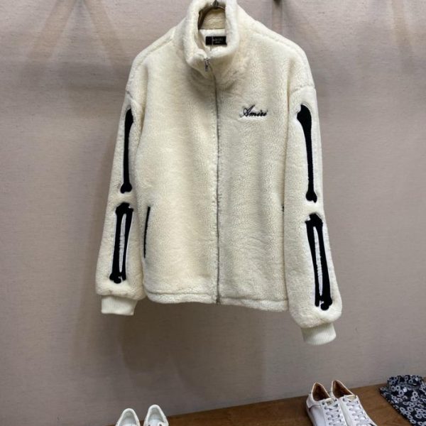 designer,replica,clothing,fake,1:1,lv,luxury,high quality ANIRI AMIRI Bone Fleece Jacket (Y34TK)