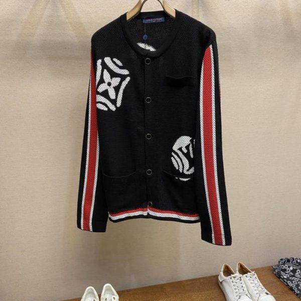designer,replica,clothing,fake,1:1,lv,luxury,high quality LV x Nigo Polka Dot Crew Neck Cardigan (XMBLA)