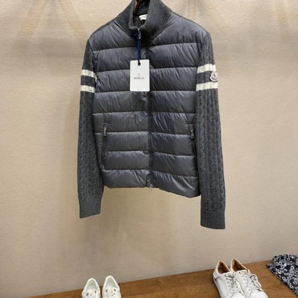 designer,replica,clothing,fake,1:1,lv,luxury,high quality Moncler wool-knit down jacket (VTM60)