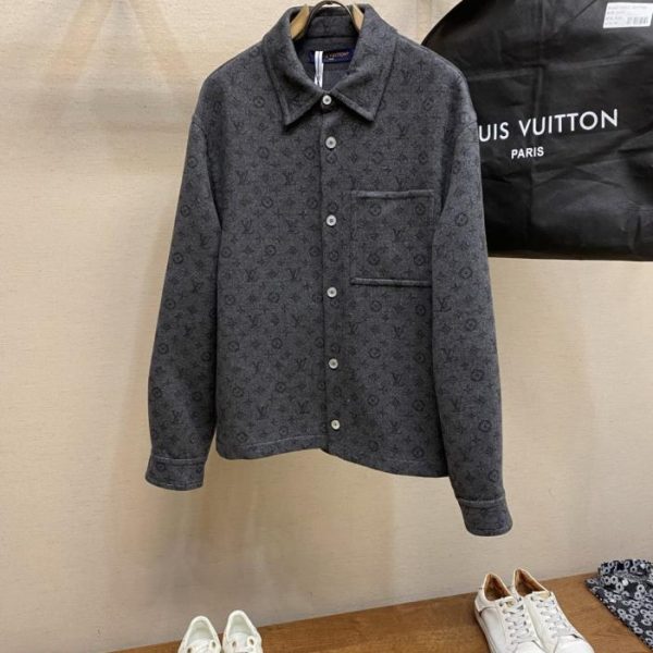 designer,replica,clothing,fake,1:1,lv,luxury,high quality Louis Vuitton Reversible Shirt Jacket (8BKC8)