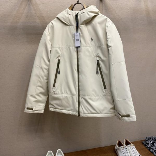 designer,replica,clothing,fake,1:1,lv,luxury,high quality Ralph Lauren Logo Hooded Down Jacket (LC8I3)