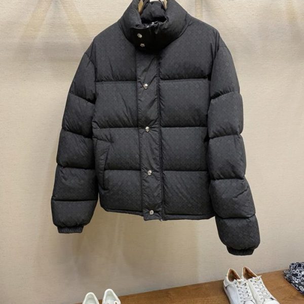designer,replica,clothing,fake,1:1,lv,luxury,high quality Chrome Hearts Dark Pattern Jacquard Down Jacket (CWY21)