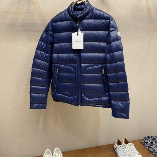designer,replica,clothing,fake,1:1,lv,luxury,high quality Moncler Acorus Classic Lightweight Stand Collar Casual Men’s Down Jacket (OWL2Q)