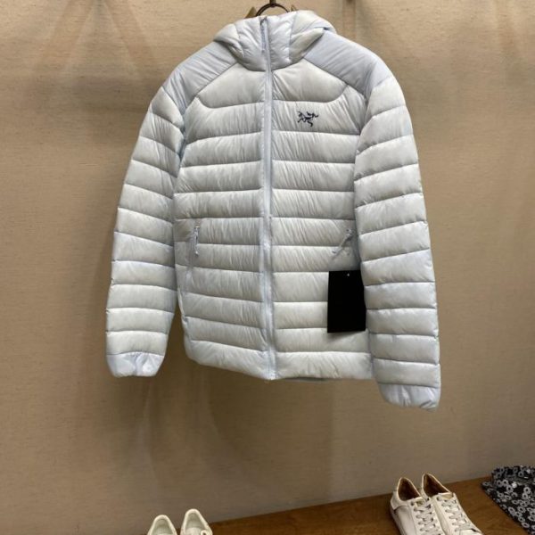 designer,replica,clothing,fake,1:1,lv,luxury,high quality Arcteryx Cerium 850 Fill Power Goose Down Solid Color Lightweight Windproof Warm Hooded Down Jacket (J2L4U)