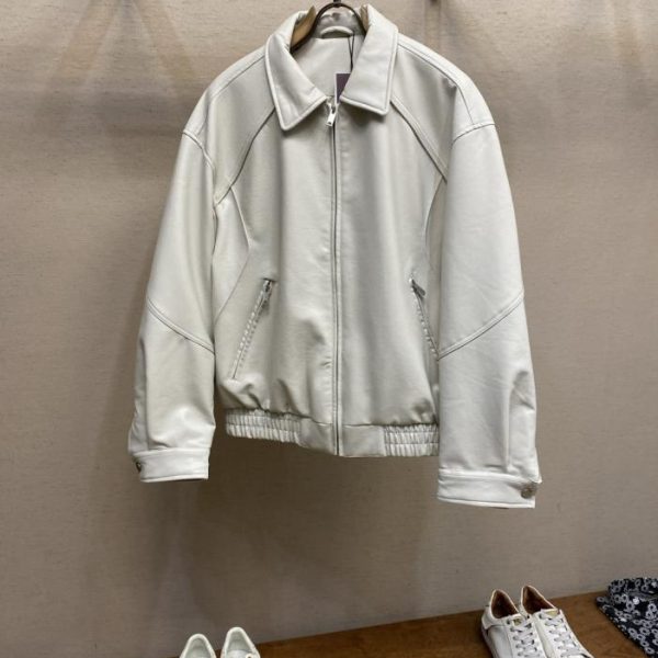 designer,replica,clothing,fake,1:1,lv,luxury,high quality BV PU leather down jacket (LRKAB)