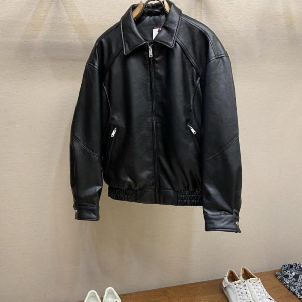designer,replica,clothing,fake,1:1,lv,luxury,high quality BV PU leather down jacket (TQO9X)