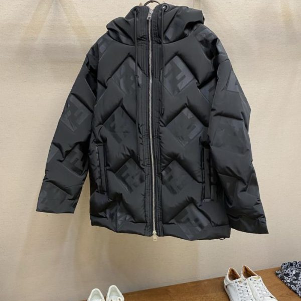 designer,replica,clothing,fake,1:1,lv,luxury,high quality Fendi FF Nylon Down Jacket (OOAST)