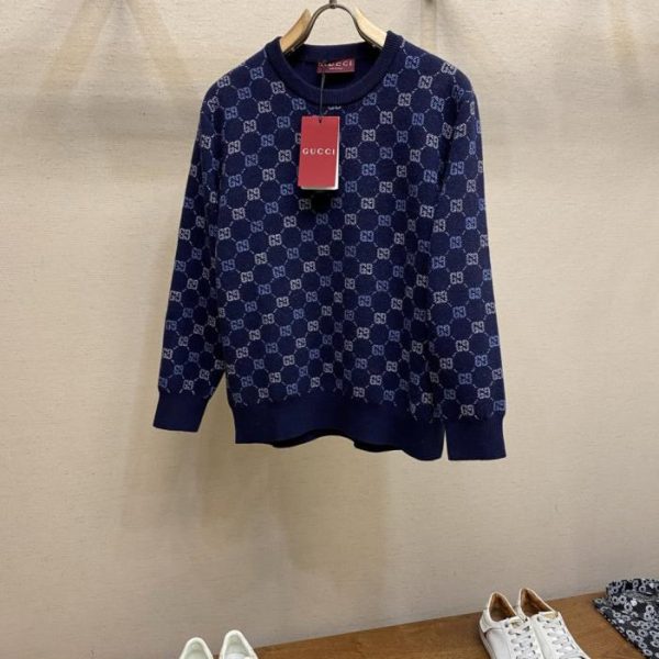 designer,replica,clothing,fake,1:1,lv,luxury,high quality Gucci double G jacquard knit sweater (TXLQS)