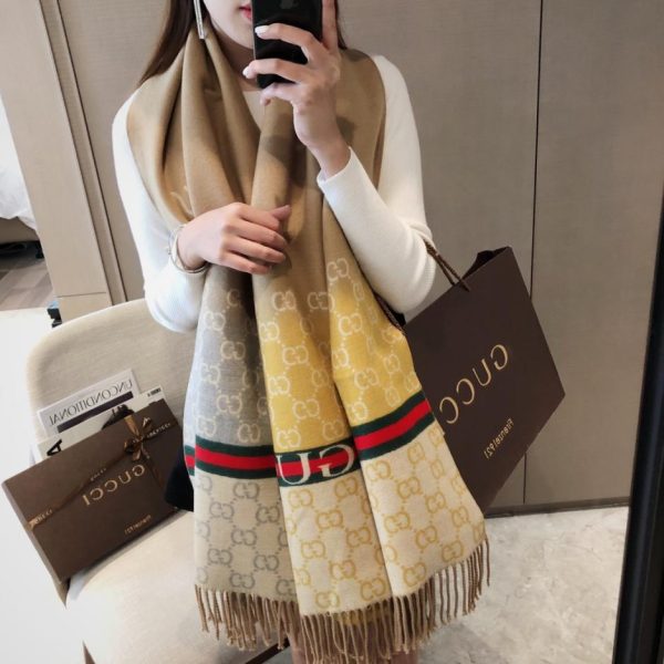 designer,replica,clothing,fake,1:1,lv,luxury,high quality New Gucci double-sided jacquard long scarf (RA3BN)