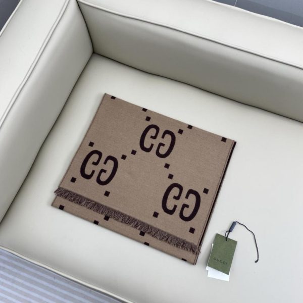 designer,replica,clothing,fake,1:1,lv,luxury,high quality Gucci GG diamond-patterned scarf (4IGVH)