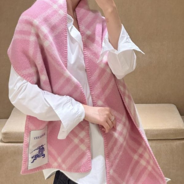 designer,replica,clothing,fake,1:1,lv,luxury,high quality Burberry cashmere and wool blend scarf (5FZC3)