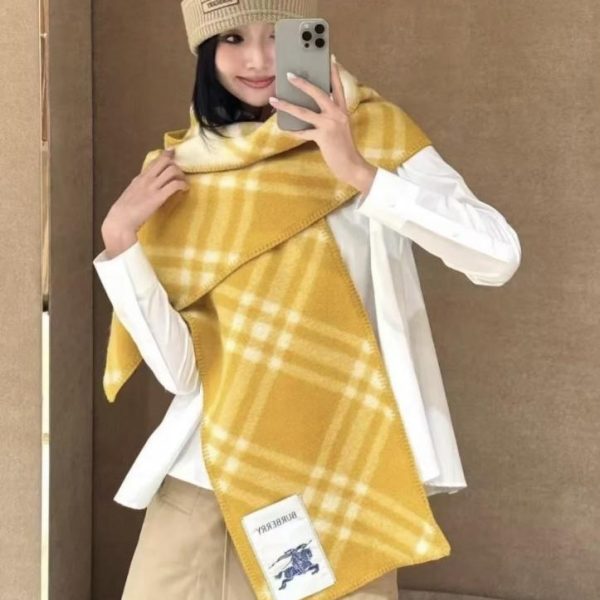 designer,replica,clothing,fake,1:1,lv,luxury,high quality Burberry cashmere and wool blend scarf (8X96C)
