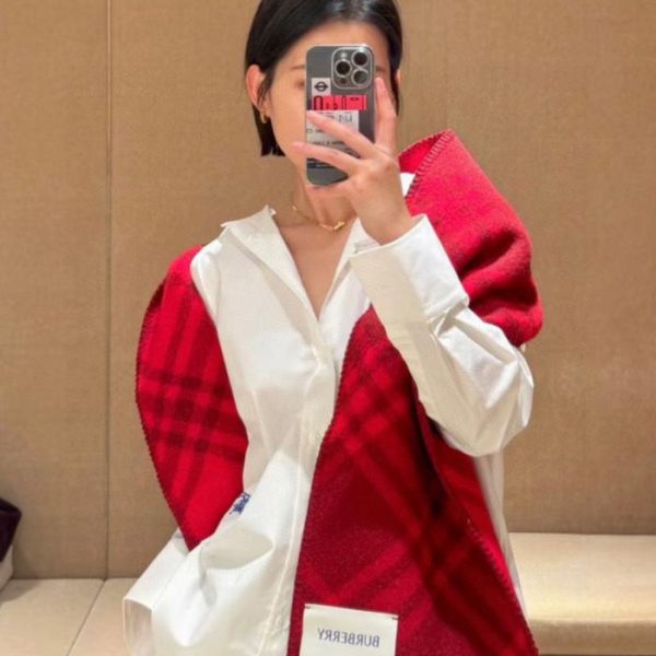 designer,replica,clothing,fake,1:1,lv,luxury,high quality Burberry cashmere and wool blend scarf (C53VK)