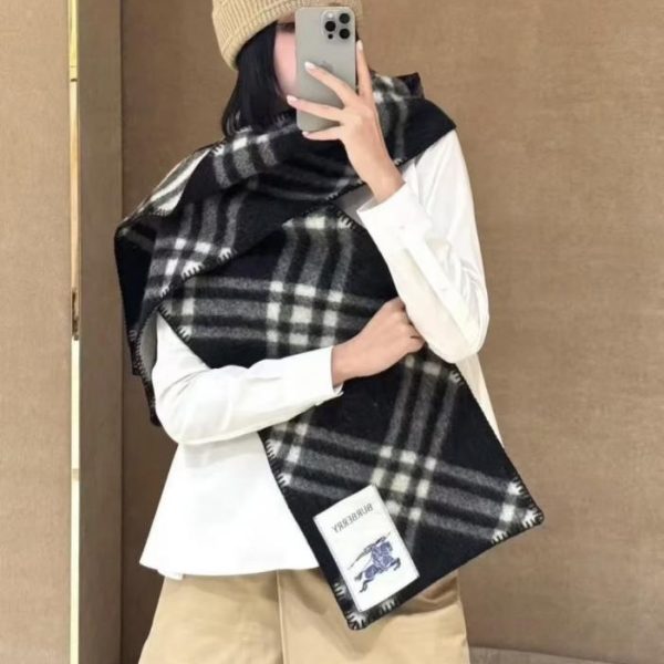 designer,replica,clothing,fake,1:1,lv,luxury,high quality Burberry cashmere and wool blend scarf (RNCMS)