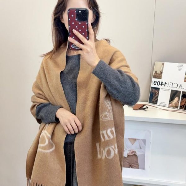 designer,replica,clothing,fake,1:1,lv,luxury,high quality Chanel Fall/Winter Unisex High-End Cashmere Knit Scarf (4MV25)
