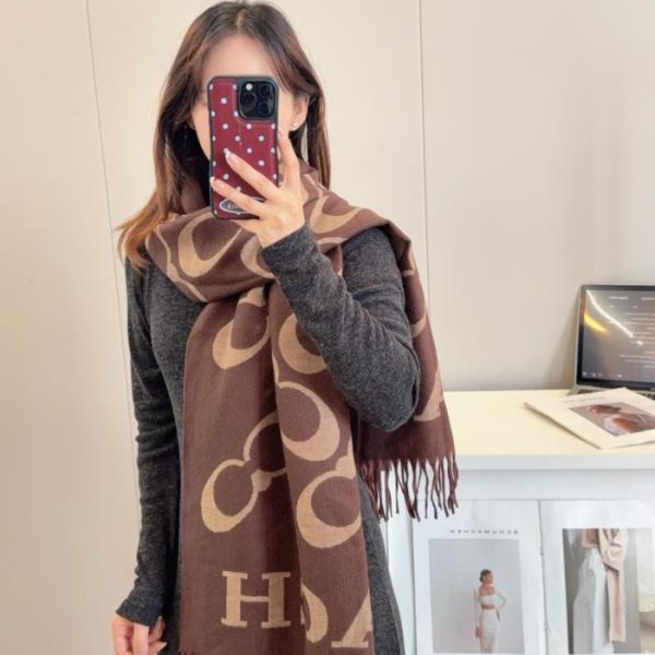 designer,replica,clothing,fake,1:1,lv,luxury,high quality Chanel Fall/Winter Unisex High-End Cashmere Knit Scarf (YFTUL)