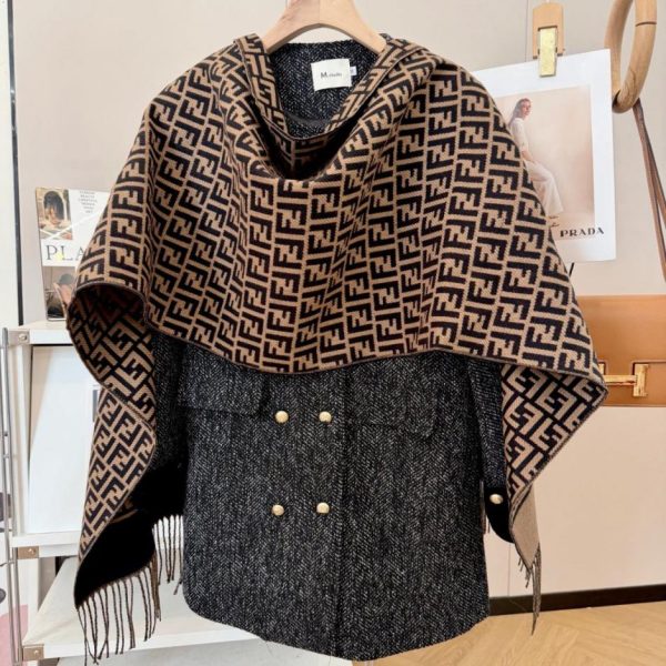 designer,replica,clothing,fake,1:1,lv,luxury,high quality FENDIFF Scarf, Couple Style (2IQQ1)