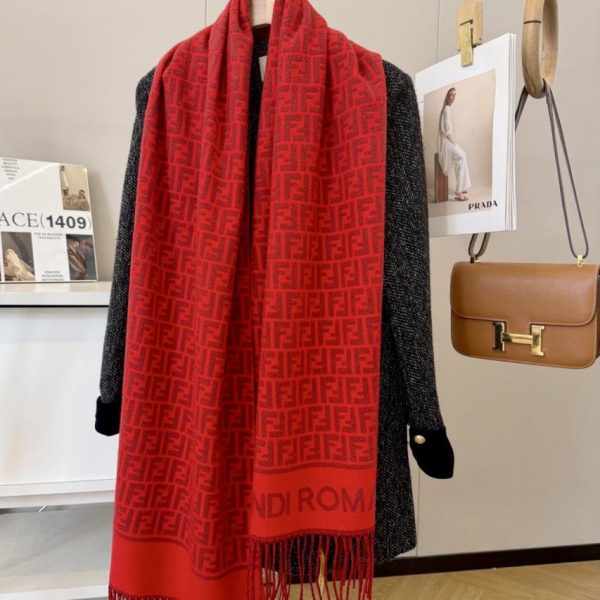 designer,replica,clothing,fake,1:1,lv,luxury,high quality FENDIFF Scarf, Couple Style (H8ATW)