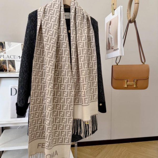 designer,replica,clothing,fake,1:1,lv,luxury,high quality FENDIFF Scarf, Couple Style (XF8VJ)