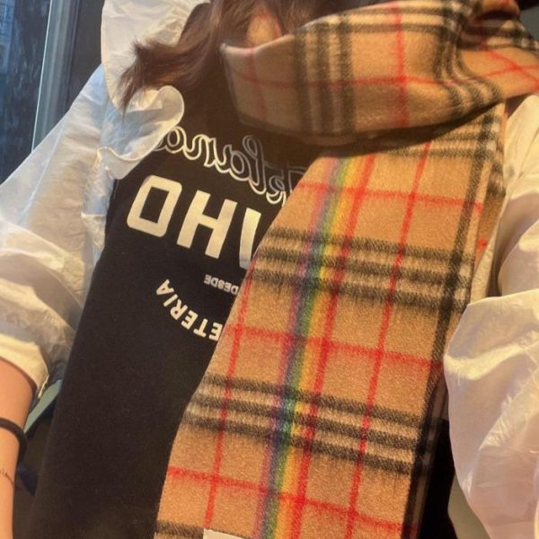 designer,replica,clothing,fake,1:1,lv,luxury,high quality Burberry premium pure cashmere textured scarf (IGHF3)